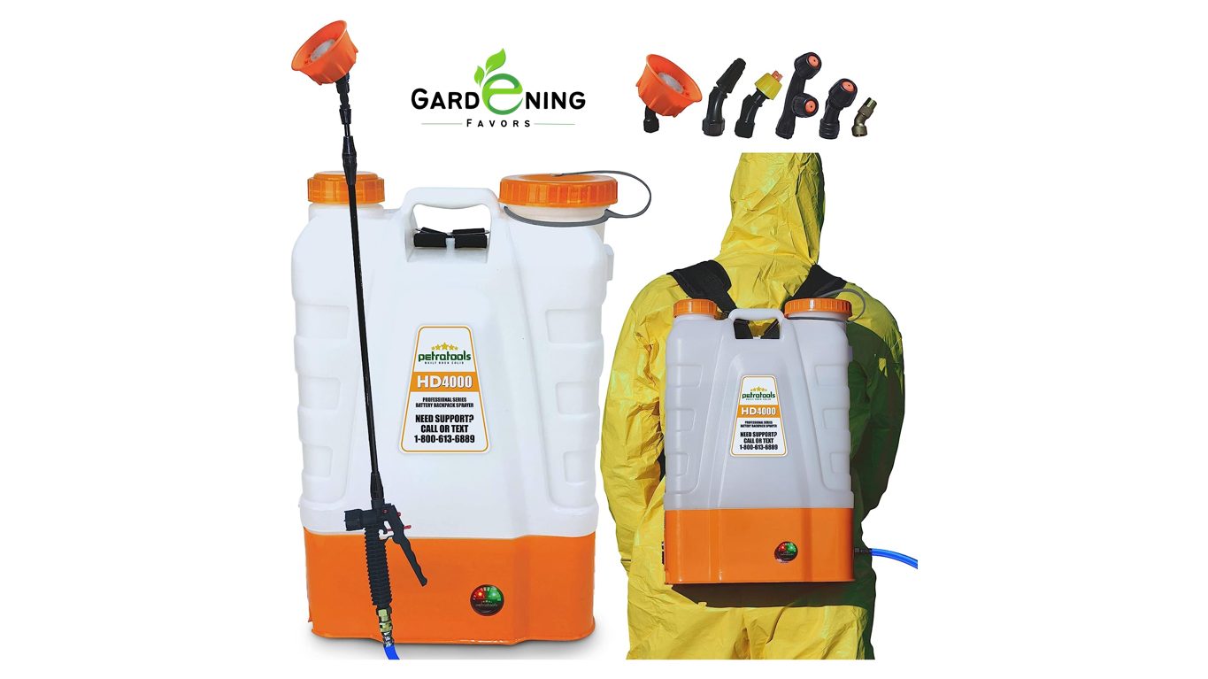 Petra HD4000 4-Gallon Battery Powered Backpack Sprayer