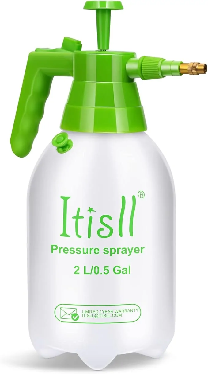 ITISLL Manual Garden Hand Sprayer 0.5 Gal 2L