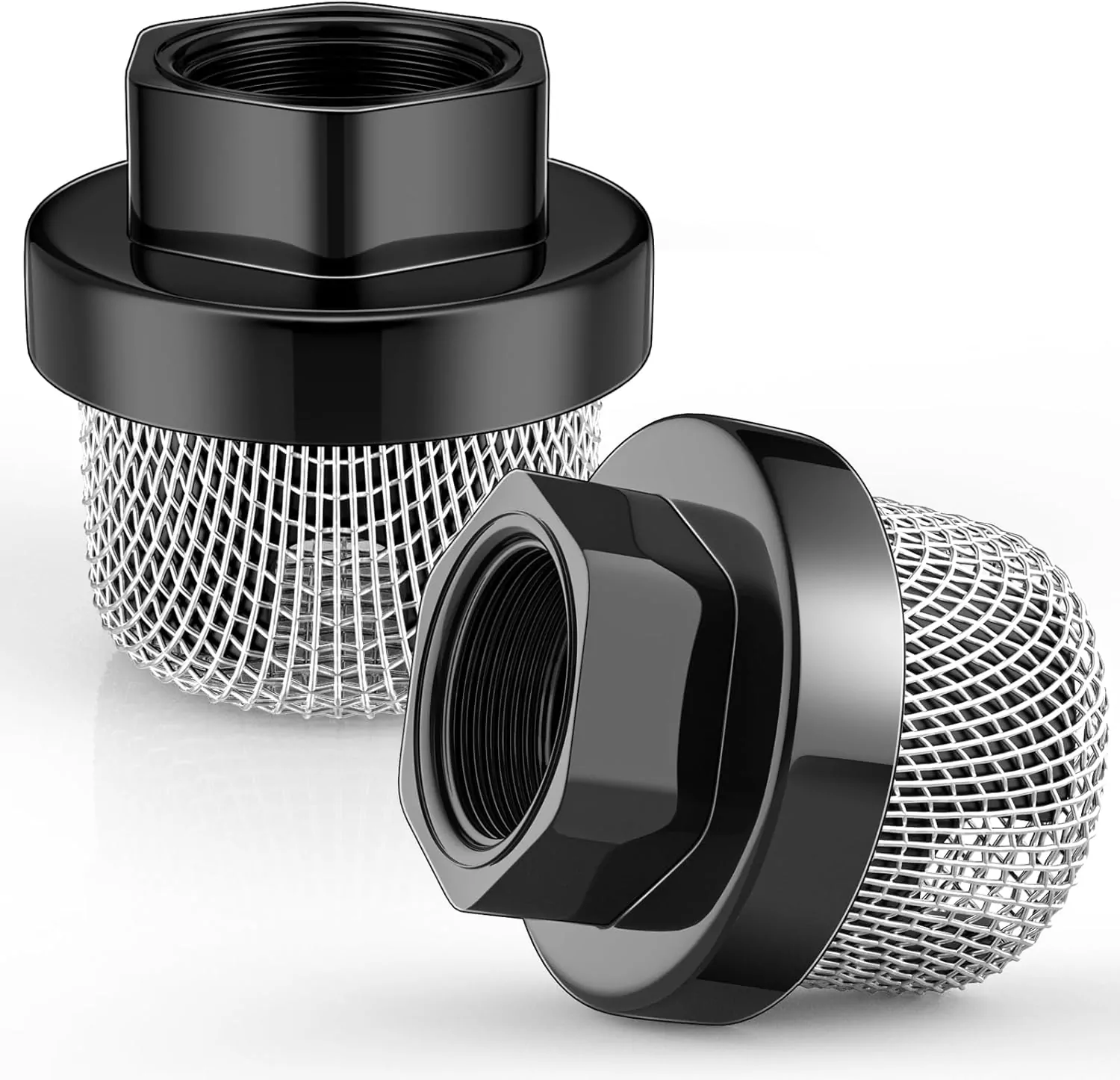 Nuanchu 2 Pcs Hose Inlet Strainer Filter Suction Strainer