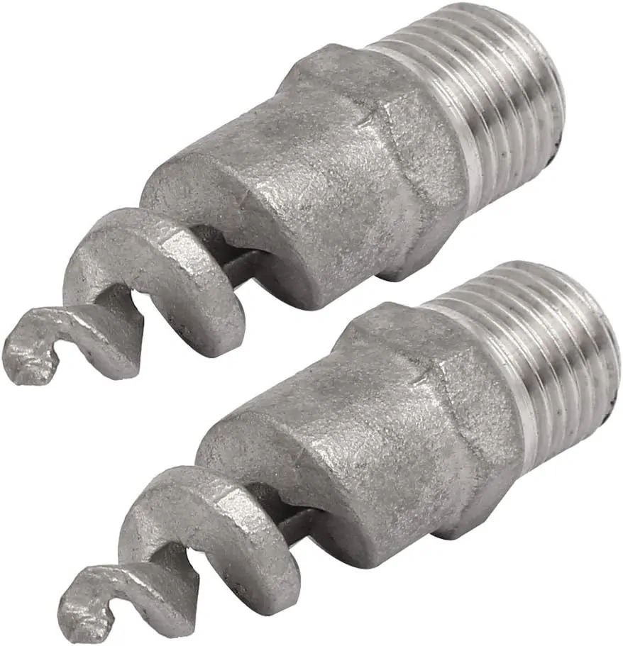uxcell Male Thread Stainless Full Cone Spray Nozzle