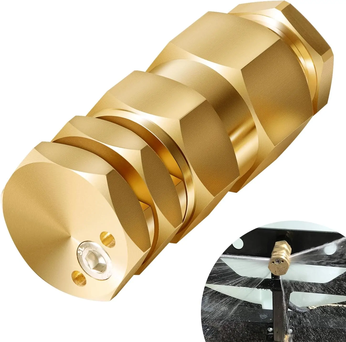 Brass 6541-01-CSK Half & Full Boomless Broadcast Spray Nozzle