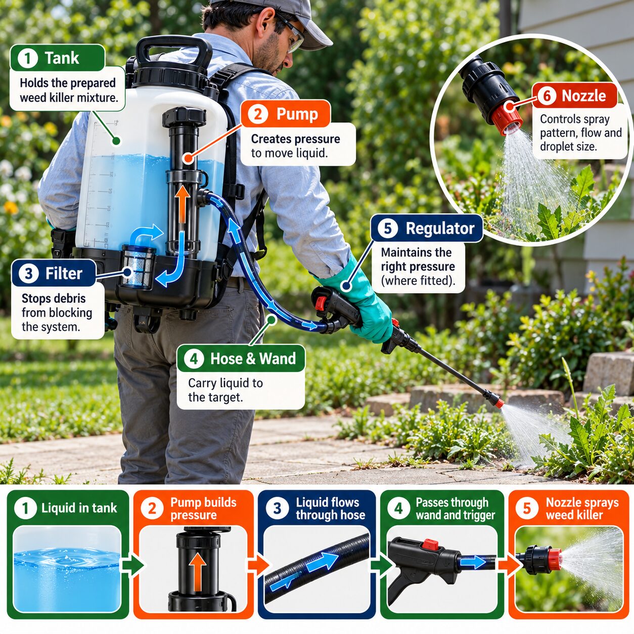 How Do Weed Killer Garden Sprayers Work.d