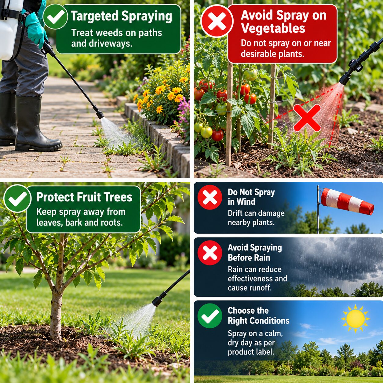 Use Weed Sprayers Without Damaging Plants