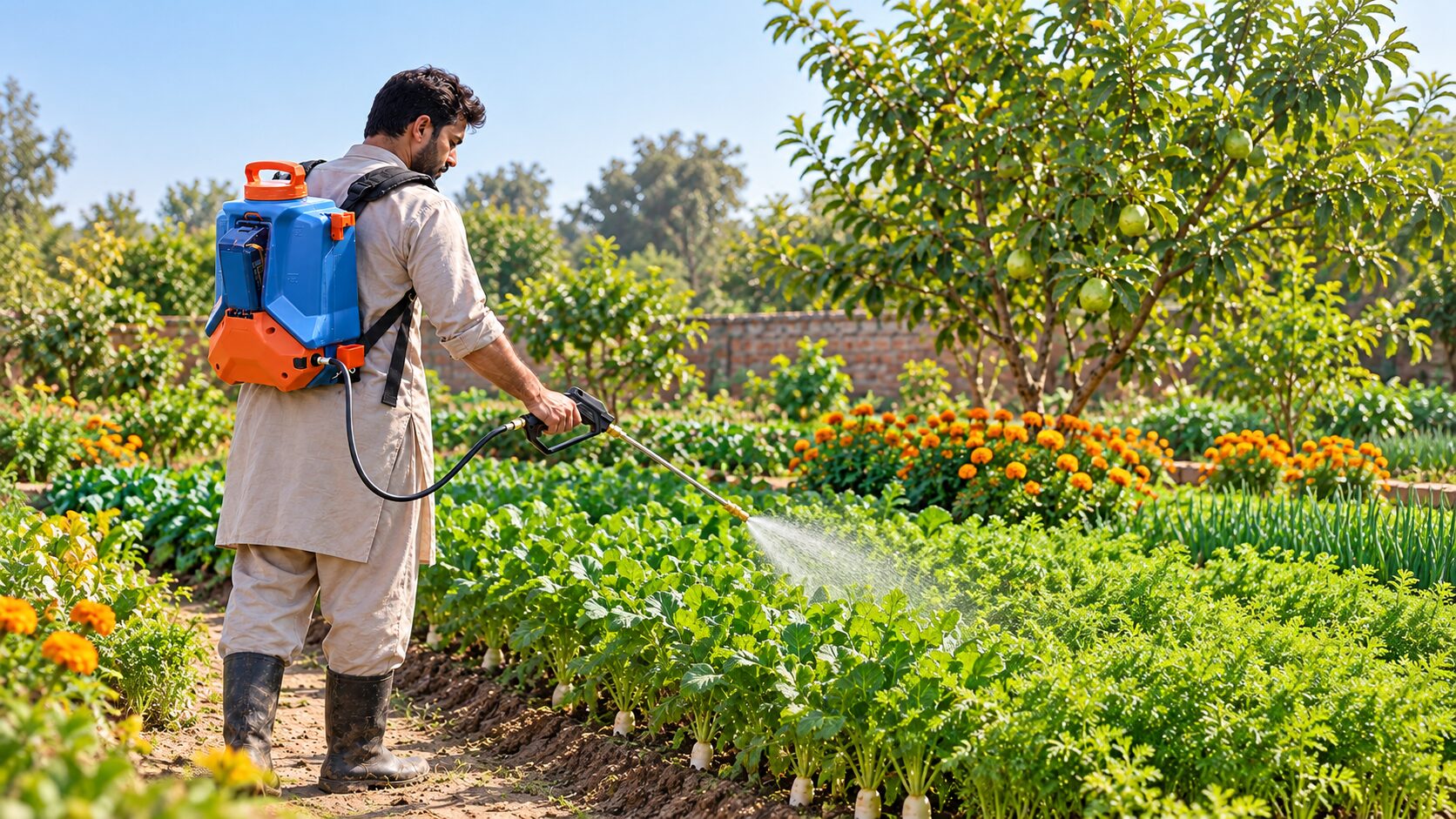 AEROMTB 4 Gallon Backpack Sprayer Review From Winter Vegetables to Guava Trees