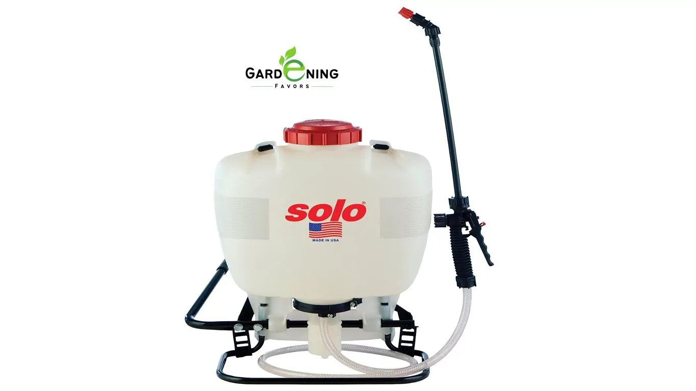 SOLO 425 4-Gallon Piston Backpack Sprayer, Wide Pressure Range up to 90 psi